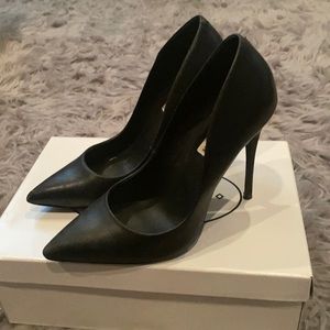 Steve Madden Daisie Black Leather